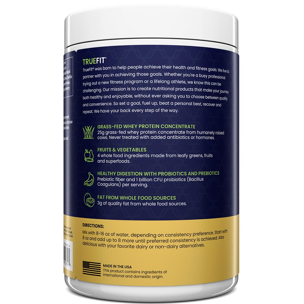 RSP NUTRITION desayuno con TrueFit estilo de vida saludable y saciedad prolongada