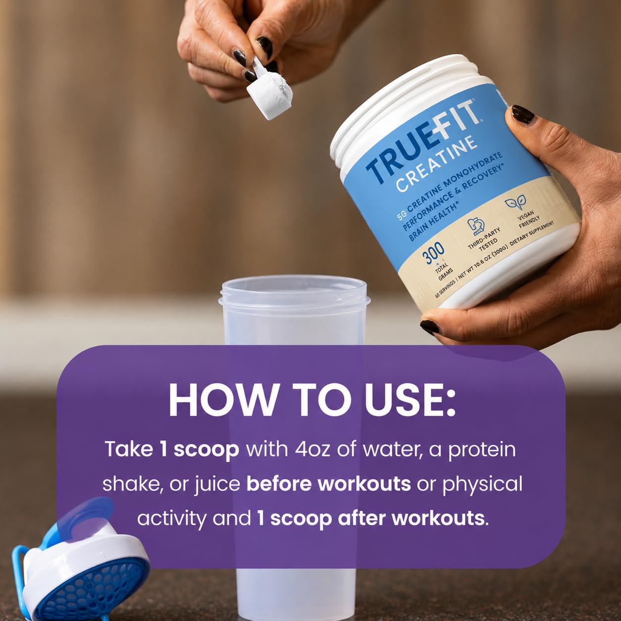 RSP NUTRITION etiqueta que destaca pureza y pruebas de calidad