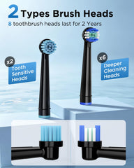 Rtauys primer plano del cabezal Sensitive ideal para encías y dientes delicados