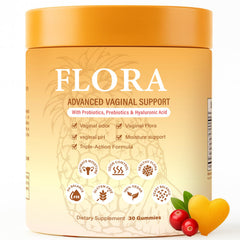 RTQSU envase frontal mostrando gomitas y beneficio de soporte íntimo