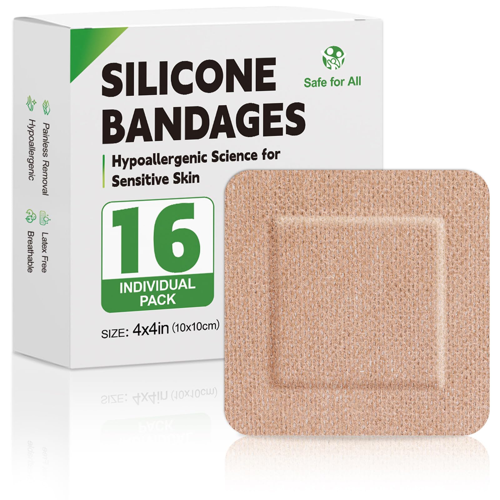 RTTHEL frontal del paquete 16 unidades mostrando tamaño y sello