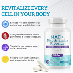 Ruduwu NAD+ etiqueta detalle, claridad sobre la pureza.