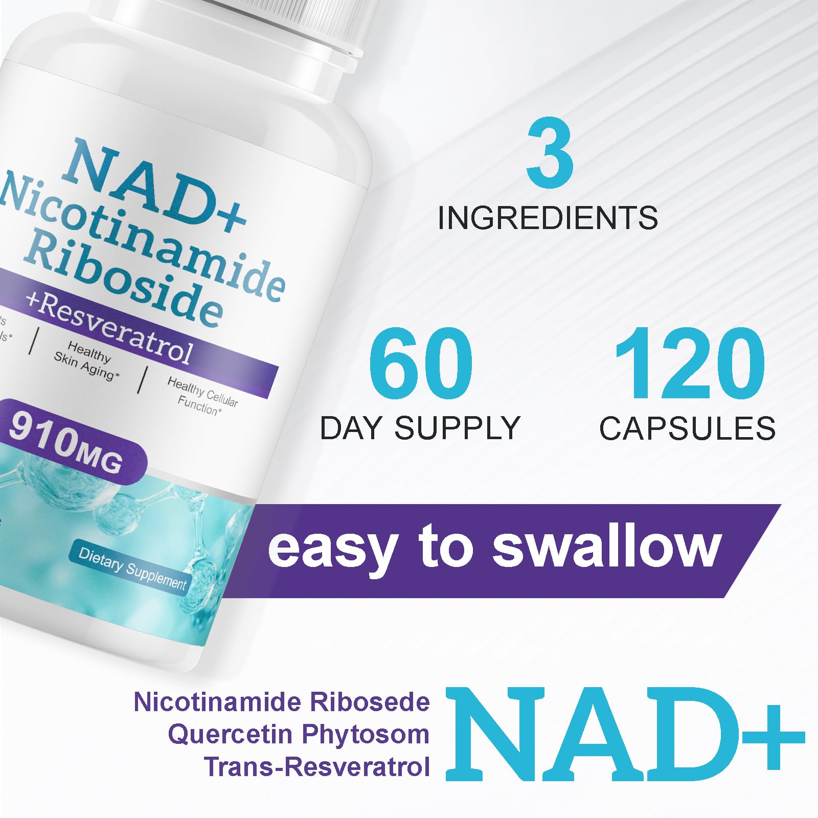 Ruduwu NAD+ tecnología liposomal, mejor absorción.