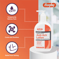 RUGBY LABORATORIES aplicación en brazo para alivio refrescante inmediato