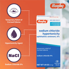 RUGBY LABORATORIES lista de ingredientes destacando cloruro de sodio 5%
