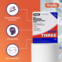 RUGBY LABORATORIES parche aplicado en brazo facilita control de antojos