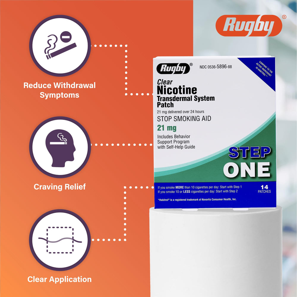 RUGBY LABORATORIES parche aplicado en brazo para control discreto de antojos