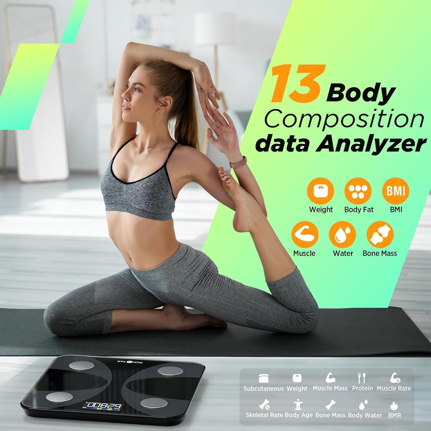runstar detalle de electrodos para mediciones precisas y consistentes