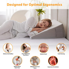 Ruqmuis en uso leyendo en la cama, postura elevada y cómoda