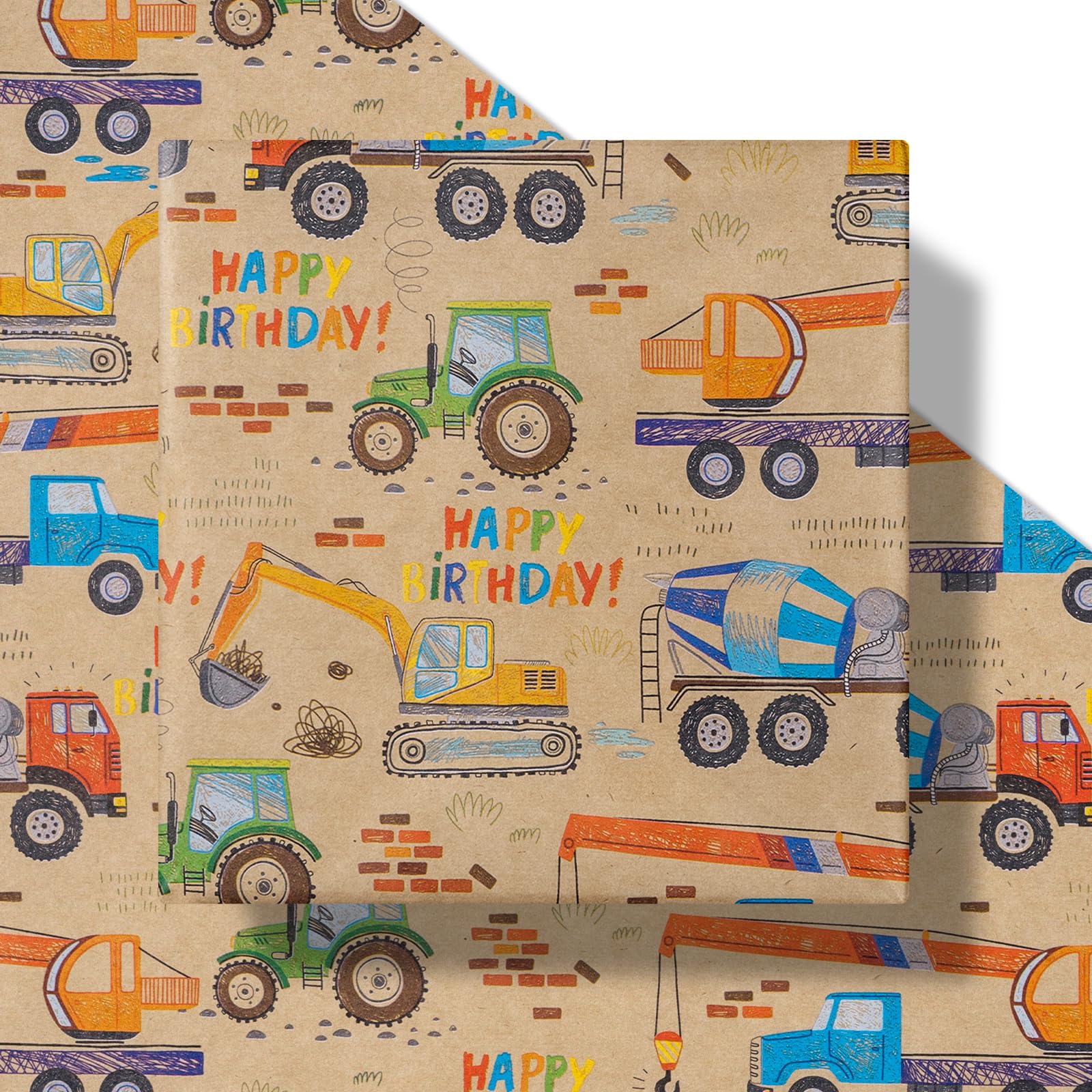 RUSPEPA detalle del patrón de camiones, diseño infantil que atrae miradas