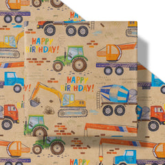 RUSPEPA detalle del patrón de camiones, diseño infantil que atrae miradas