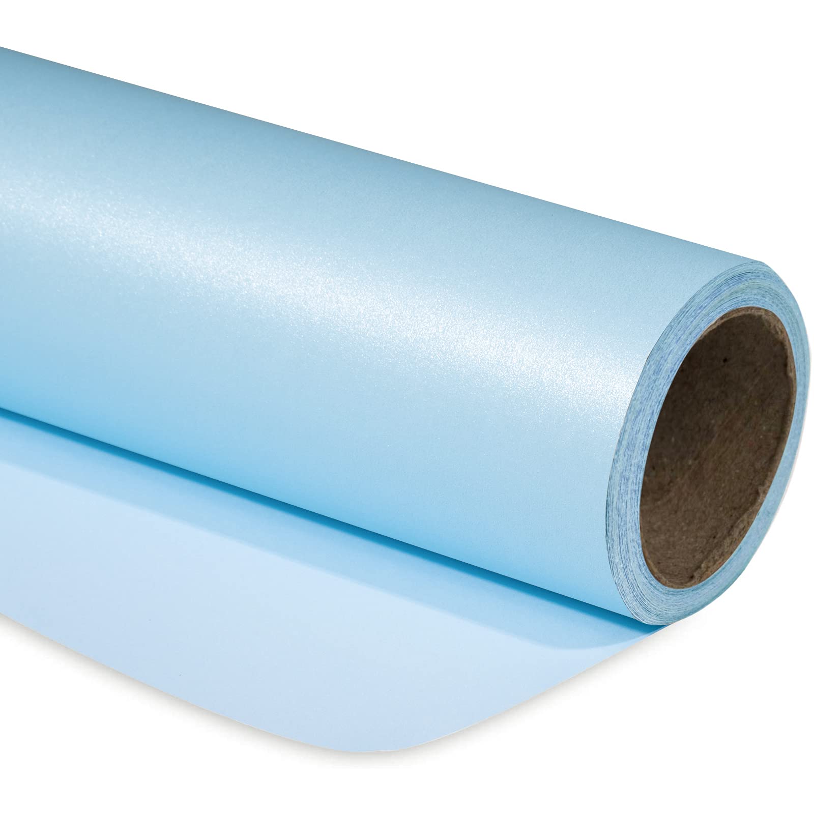 RUSPEPA vista frontal del rollo azul mate con acabado profesional