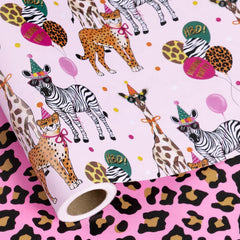 RUSPEPA reverso leopardo rosa elegante perfecto para un acabado chic