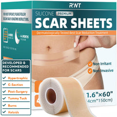 RWT empaque frontal mostrando cinta de silicona y beneficios visibles