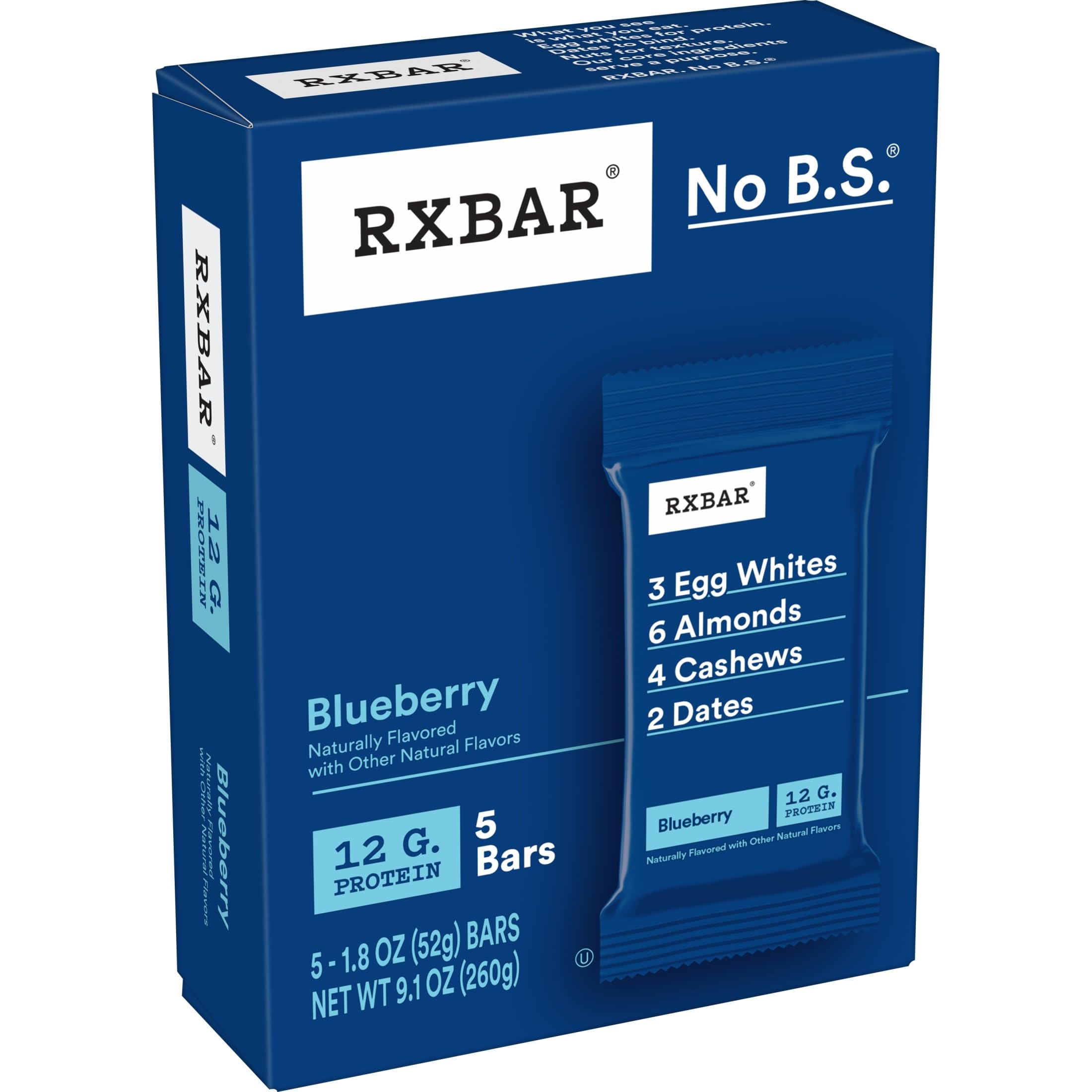 RXBAR paquete multipack de seis cajas, ahorro y almacenamiento práctico