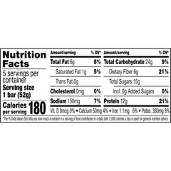 RXBAR consumo en oficina sobre escritorio, snack rápido y nutritivo