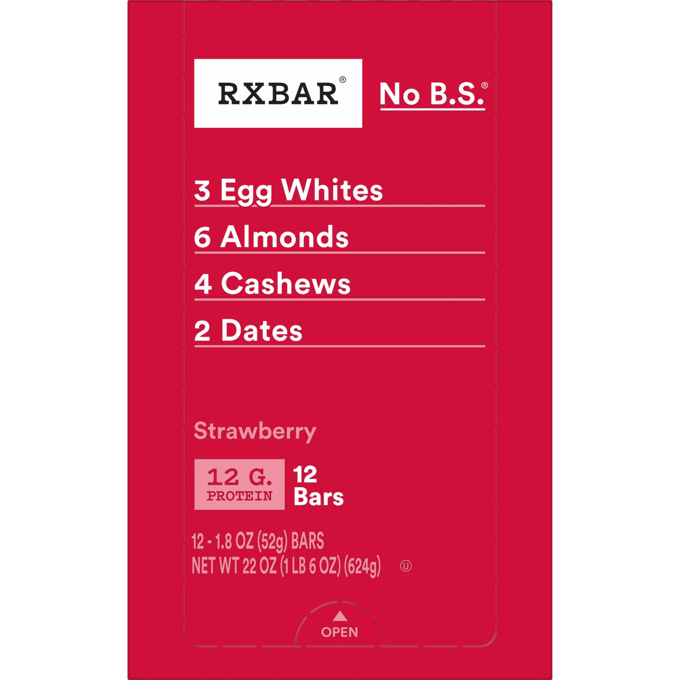 RXBAR barra junto a café y fruta para un desayuno equilibrado