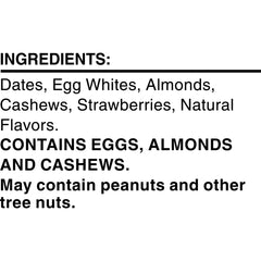 RXBAR etiqueta nutricional en primer plano para información clara y transparente