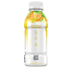 RYSE etiqueta nutricional enfocada en 22g de proteína y cero azúcar, información clara