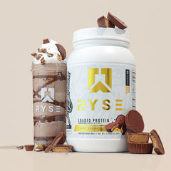 RYSE tub de 2 lb al lado de pesa para referencia de tamaño