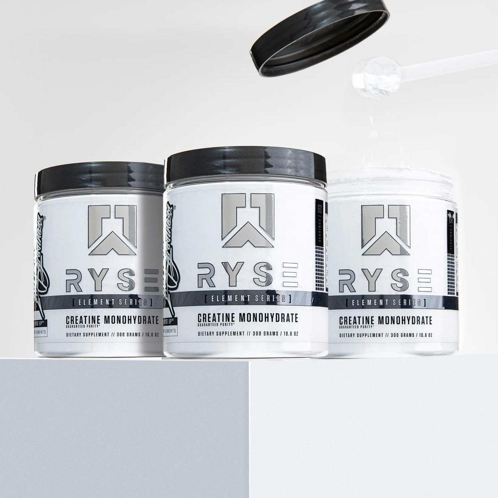 RYSE Up Supplements creatina en batido proteico, mejora recuperación y mezcla