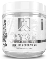 RYSE Up Supplements envase frontal que muestra presentación y cantidad, confianza de marca