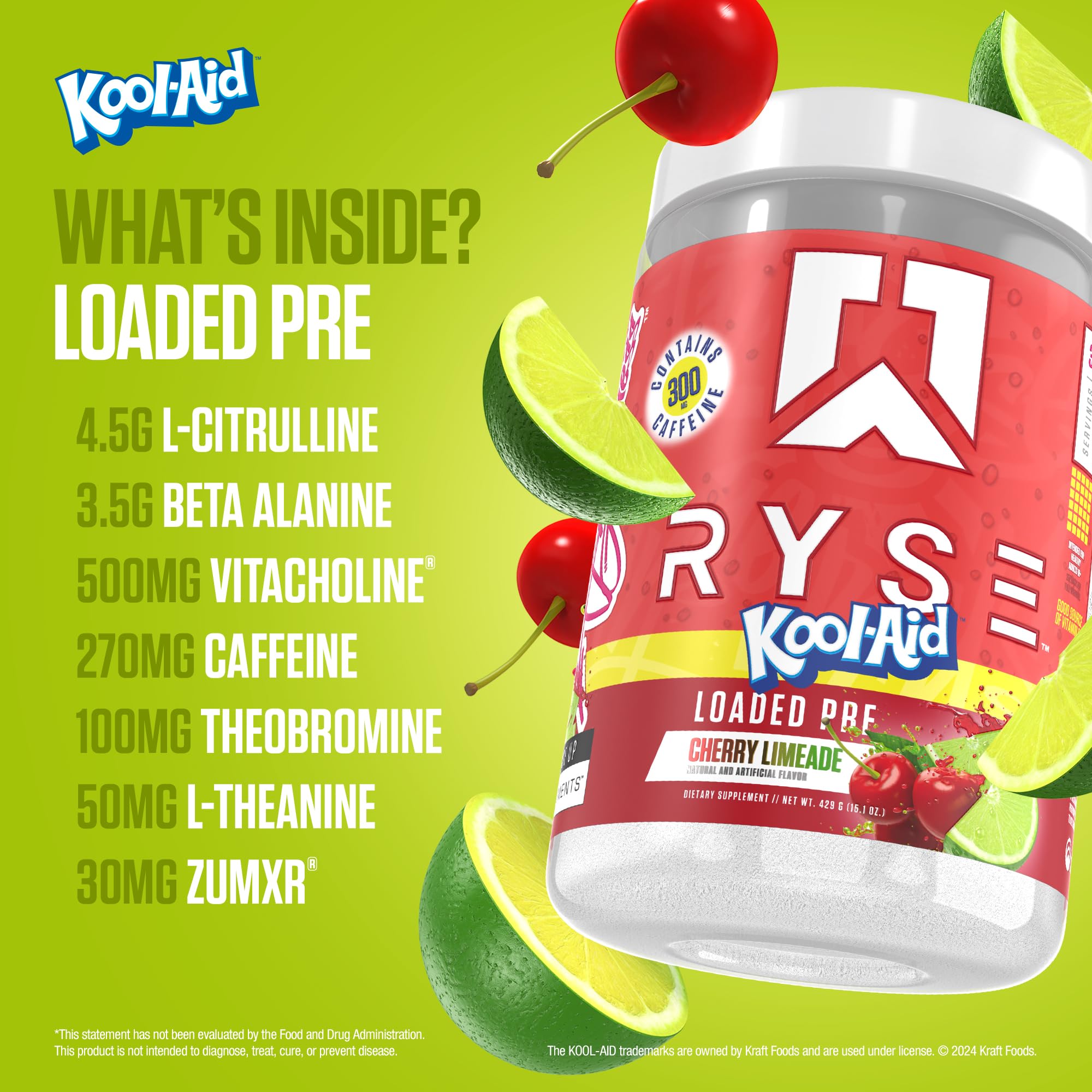 RYSE Up Supplements vaso con bebida preparada, energía preentreno lista para entrenar