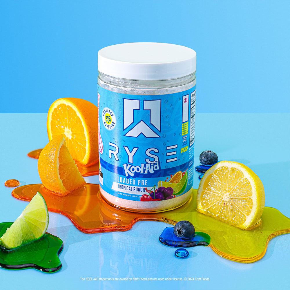 RYSE etiqueta con ingredientes y cantidades transparentes
