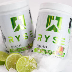 RYSE Up Supplements etiqueta con ingredientes, beneficio: transparencia de fórmula