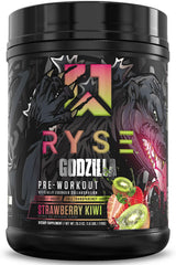 RYSE Godzilla vista frontal del envase, ayuda energética inmediata