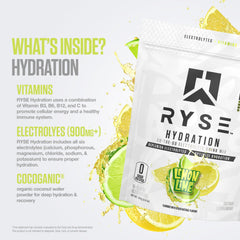 RYSE Up Supplements stick en mano para ver tamaño y uso portátil