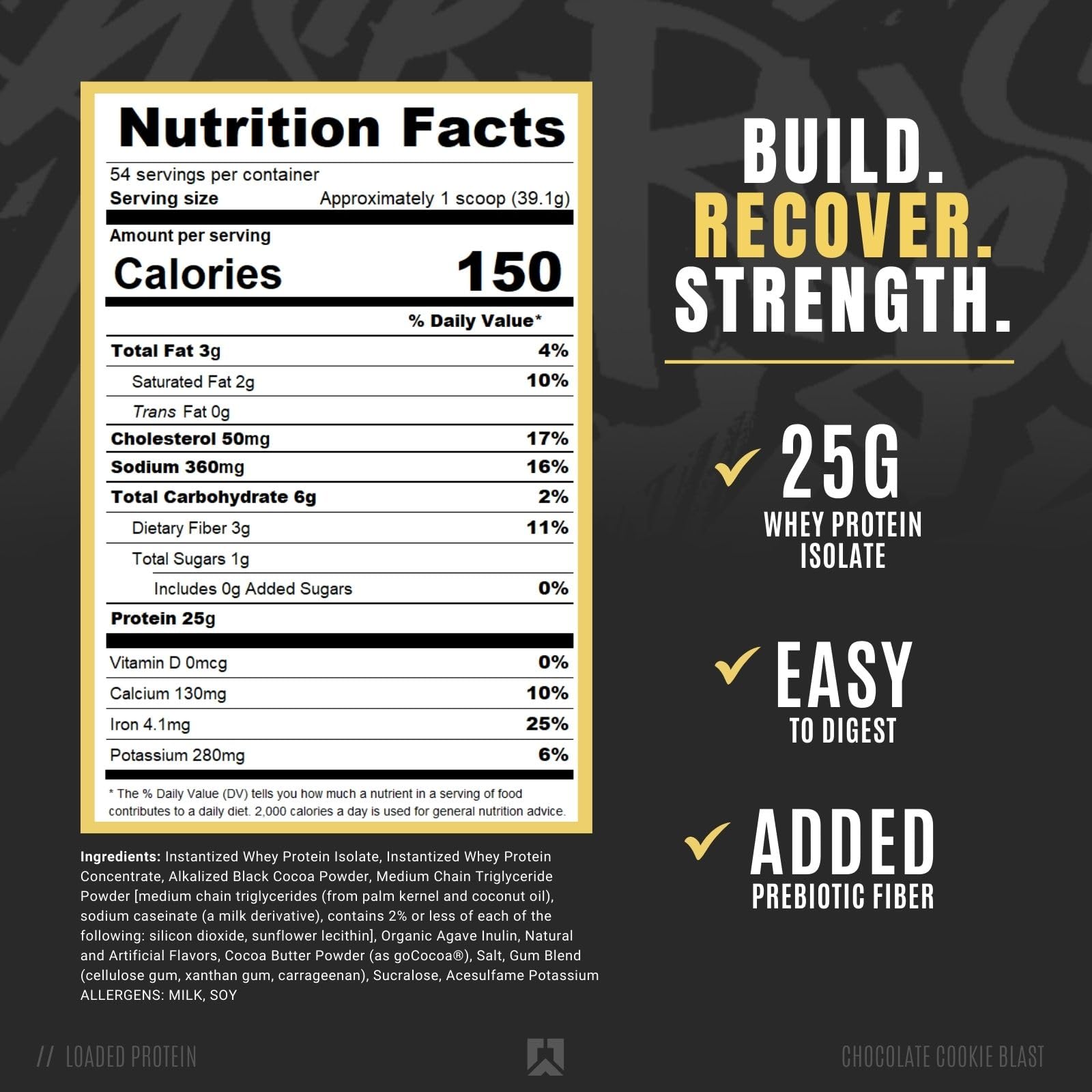 RYSE Up Supplements polvo en primer plano con textura fina y mezcla fácil