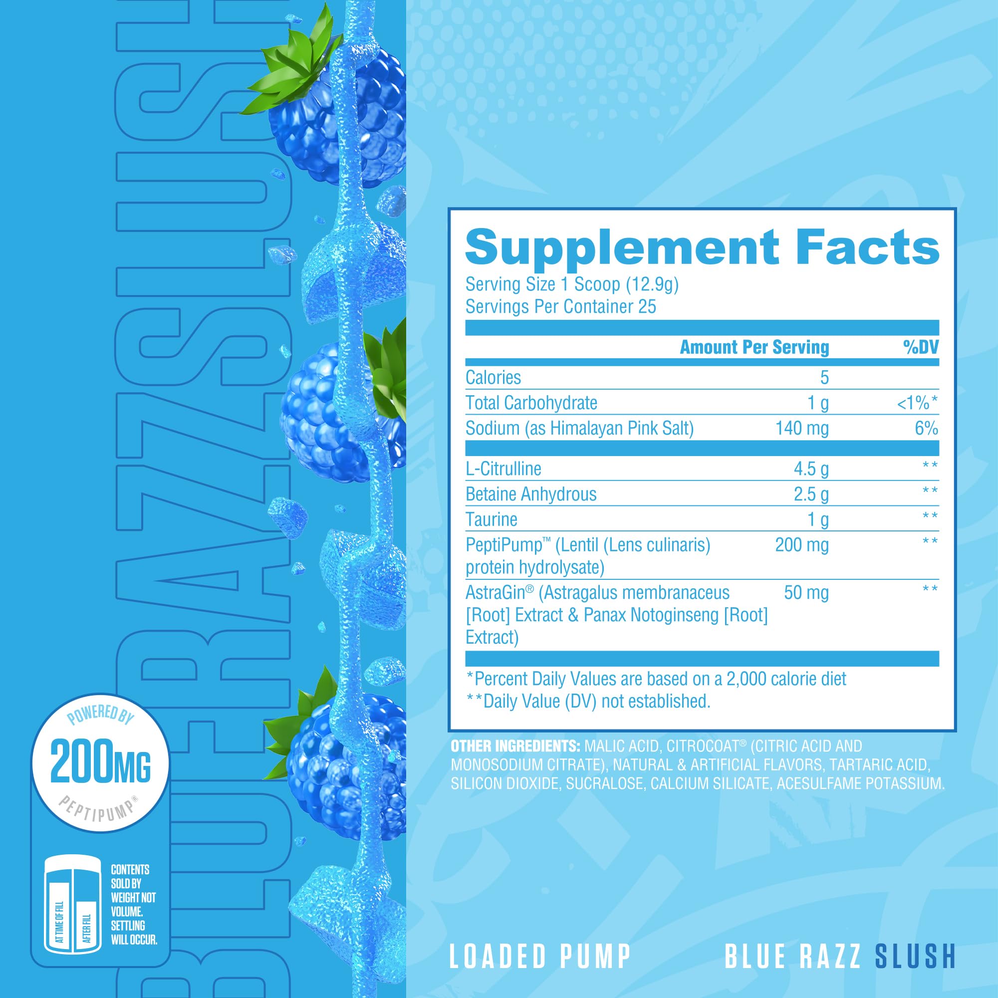 RYSE Up Supplements textura del polvo mostrando granulometría y mezcla fácil para disolución inmediata