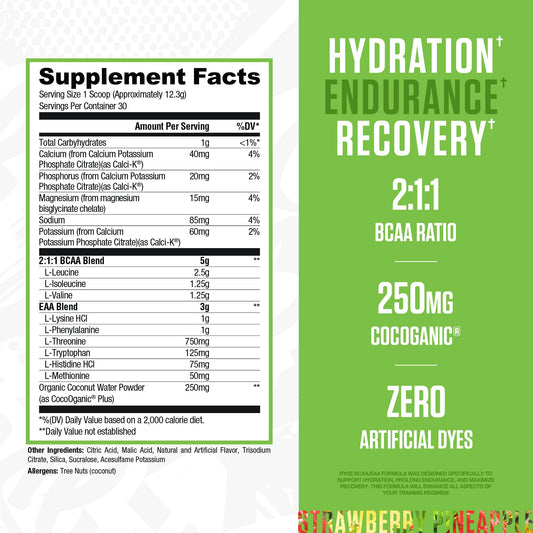 RYSE Up Supplements textura del polvo, beneficio: mezcla fina y solubilidad