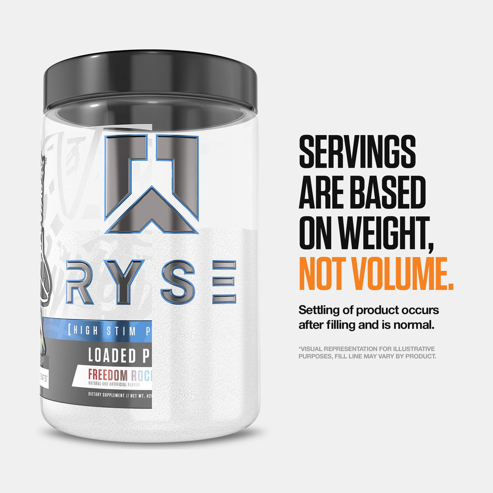 RYSE Up Supplements escena lifestyle preentreno para motivación y preparación física