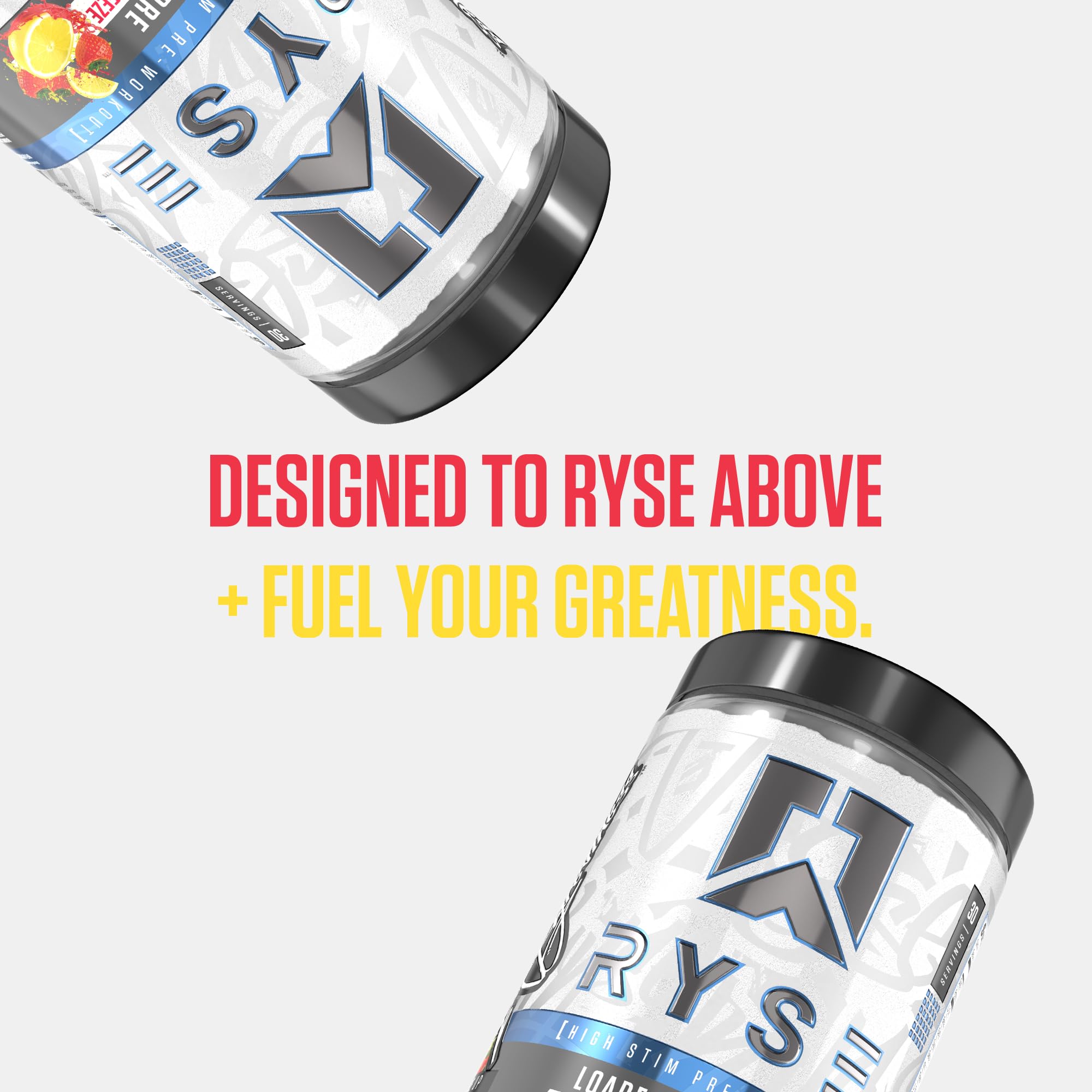 RYSE Up Supplements atleta usando el preentreno para mejor enfoque