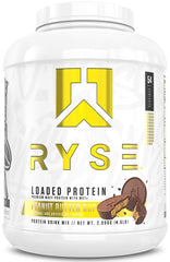 RYSE Up envase frontal mostrando diseño y porciones para planificación