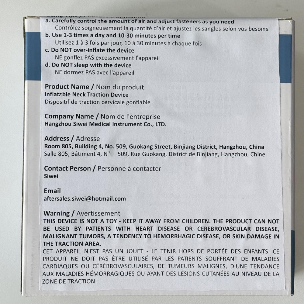 S collar usado en sofá en postura relajada para sesiones cortas de descompresión