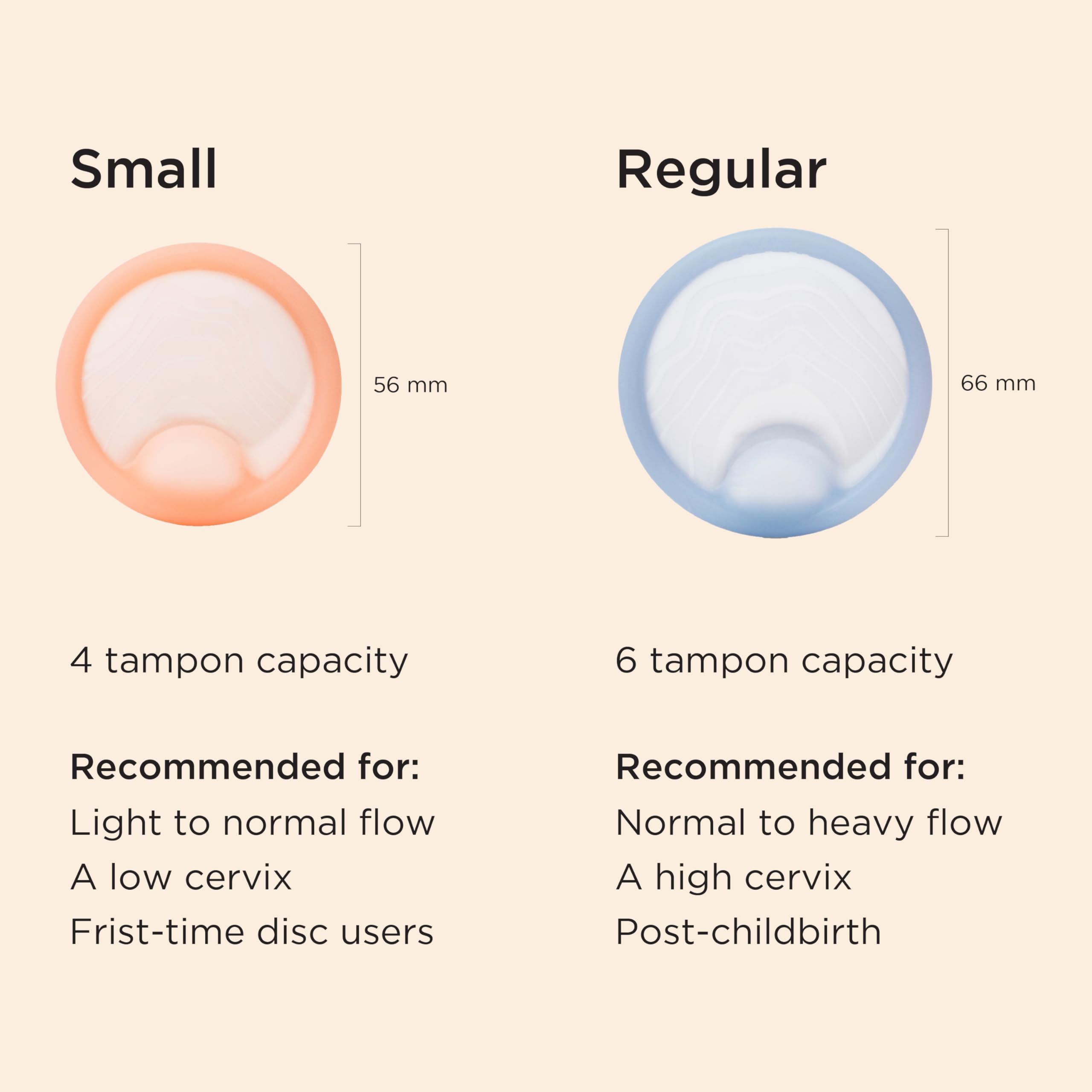 Comparación Saalt con tampones ilustrando alta capacidad absorbente