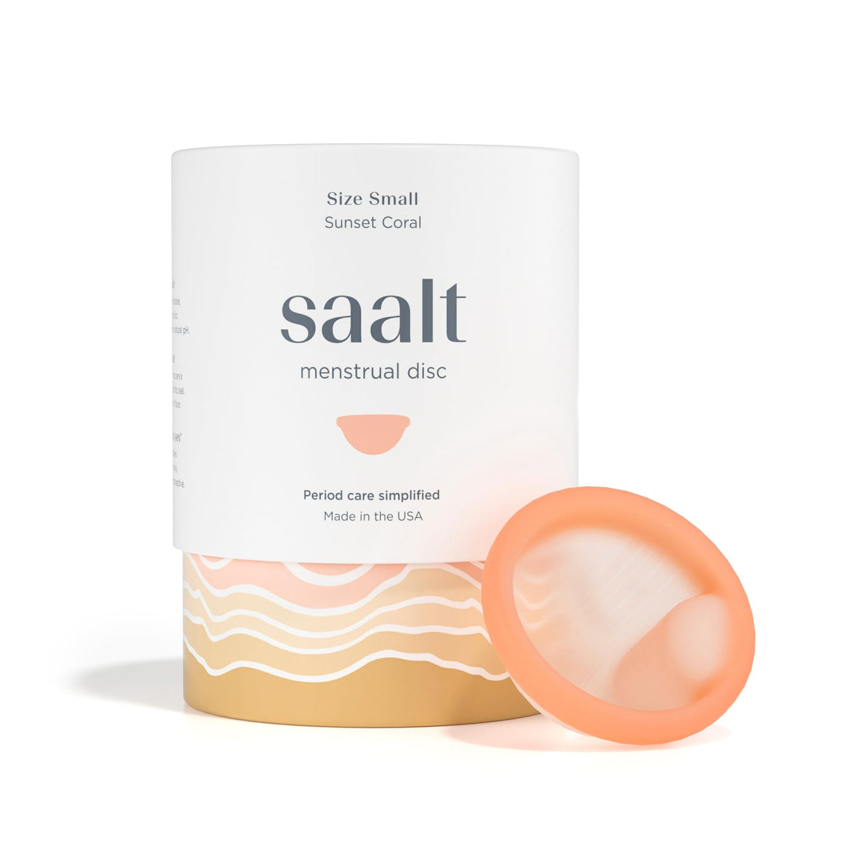 saalt vista frontal del disco mostrando forma y beneficio comodidad