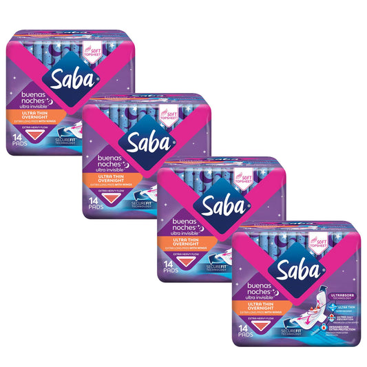 Saba empaque frontal mostrando cantidad y diseño, seguridad al comprar