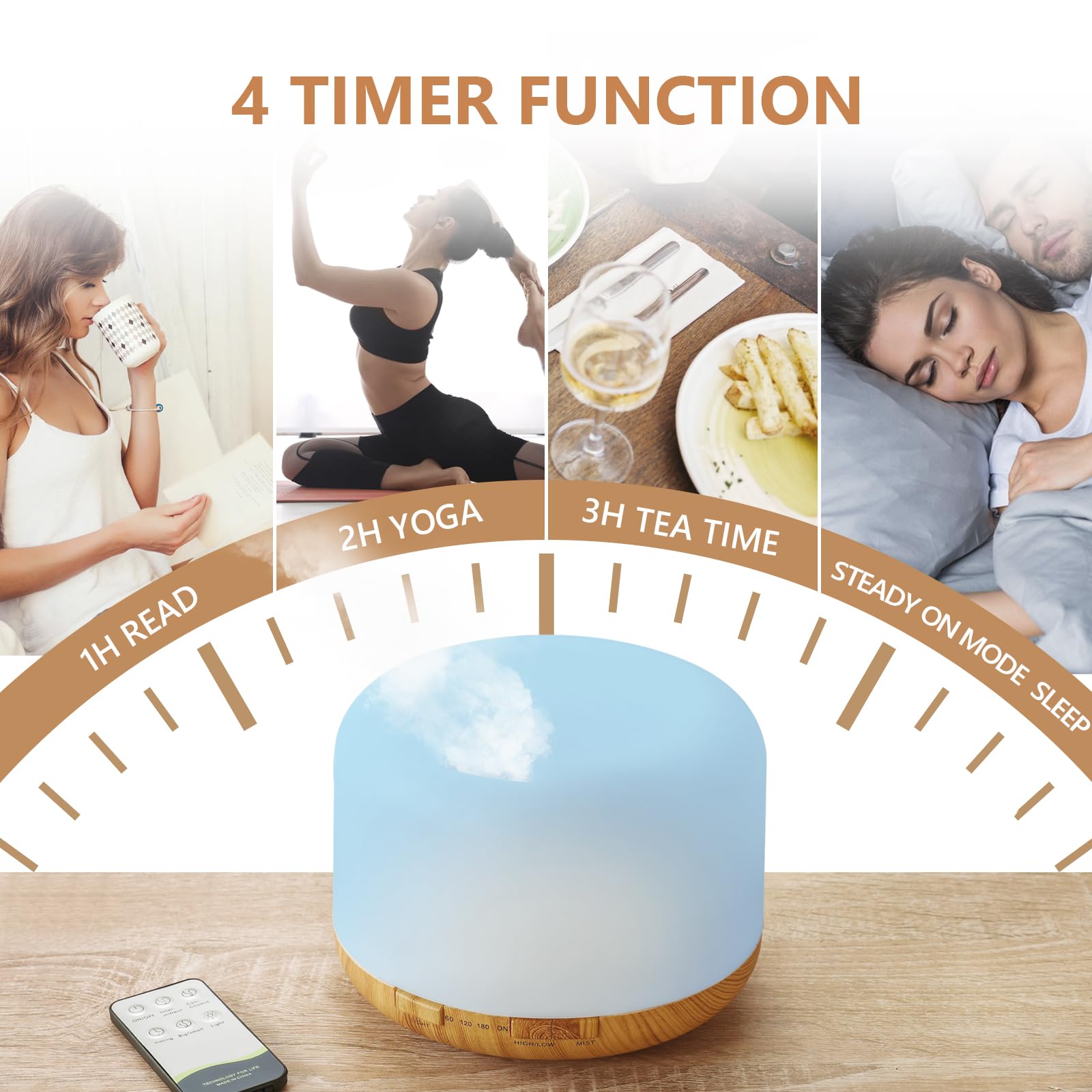 SACATR control remoto en mano para ajustes a distancia y comodidad