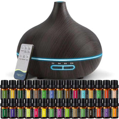 SACATR vista frontal del difusor mostrando diseño y capacidad 550ml, práctico