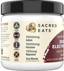 Sacred Eats textura del polvo en cuchara mostrando disolución rápida y sin grumos