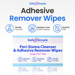 Safe n' Simple primer plano textura de la toallita que demuestra absorción y suavidad