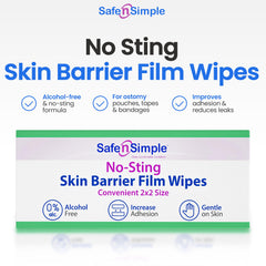 Safe n' Simple textura de la película seca en la piel, protección respirable