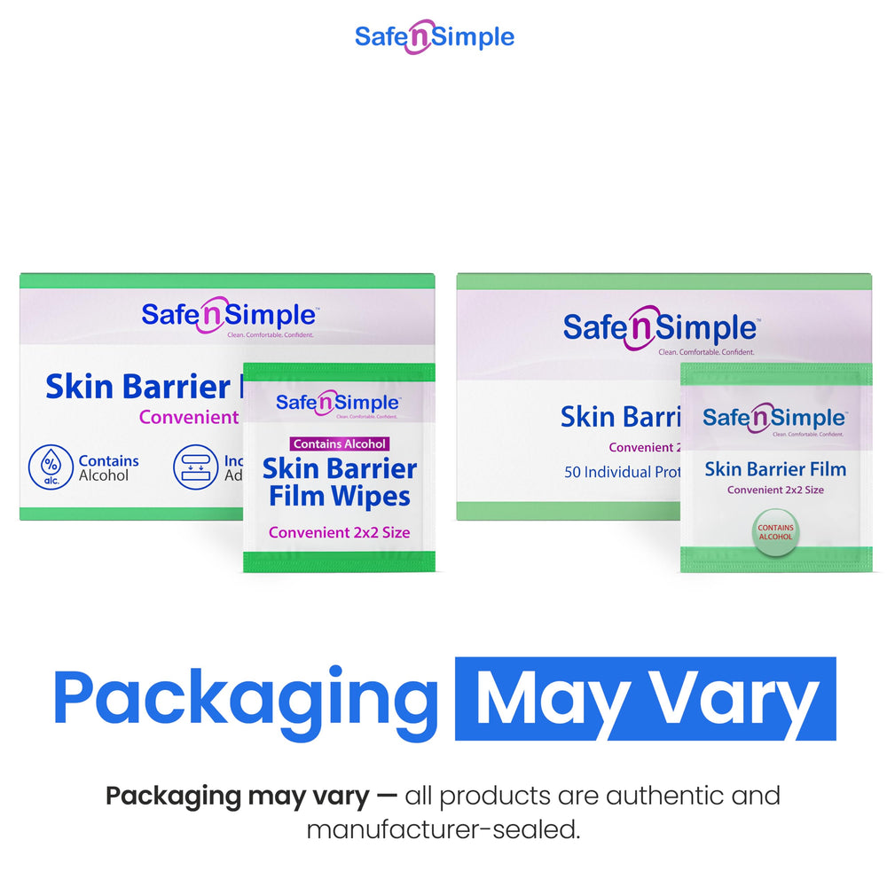Safe n' Simple primer plano de toallita, textura suave que cuida la piel