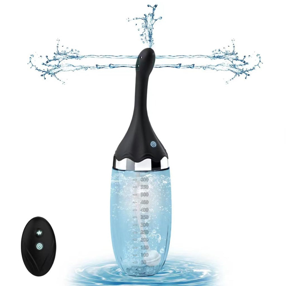 SAITONG botella frontal 20 oz mostrando capacidad y diseño ergonómico