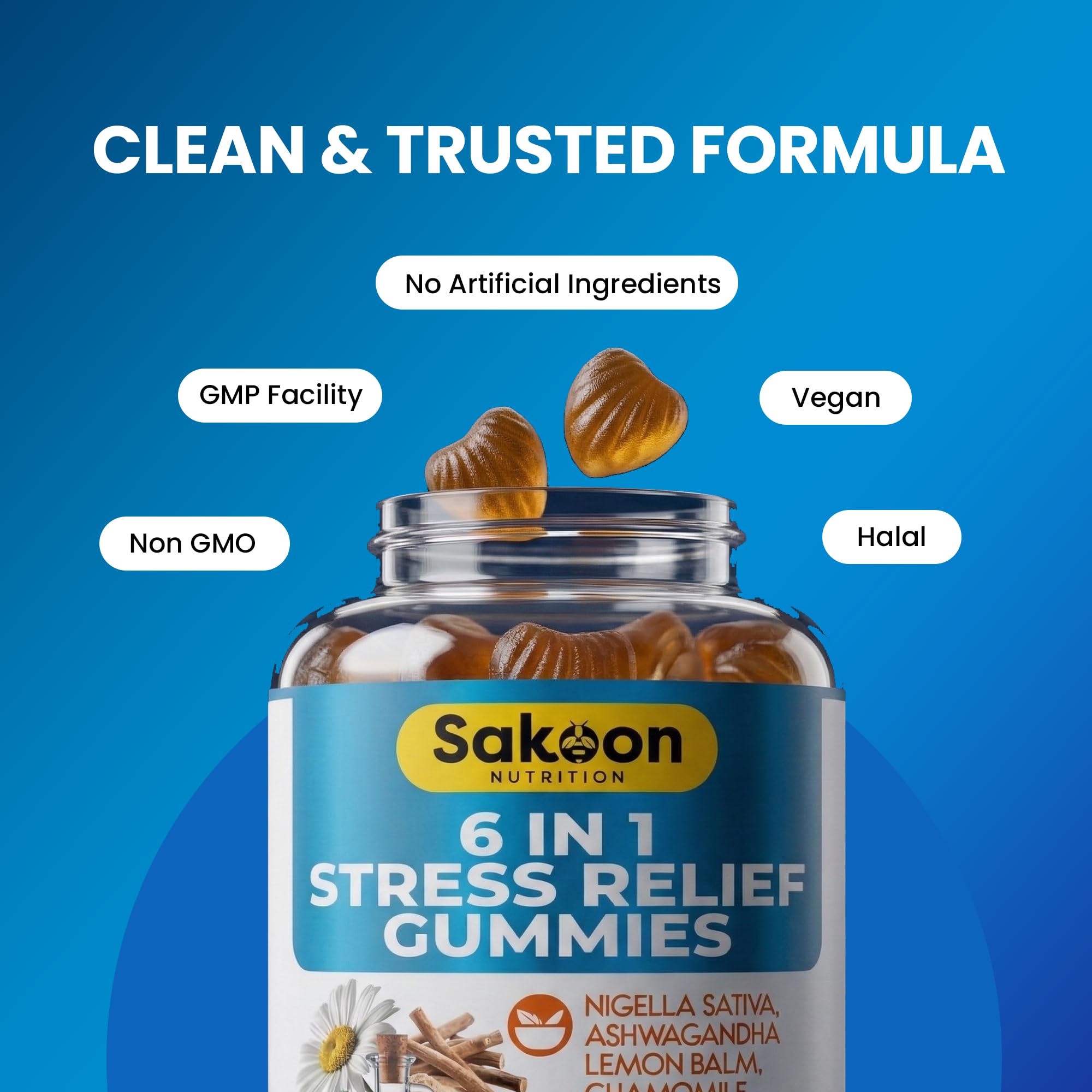Gomita Sakoon en mano lista para consumo y conveniencia diaria