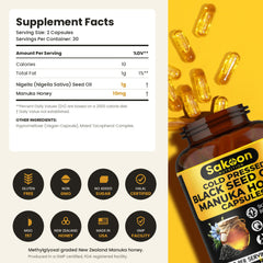 Sakoon nutrition etiqueta con origen turco y miel de Manuka